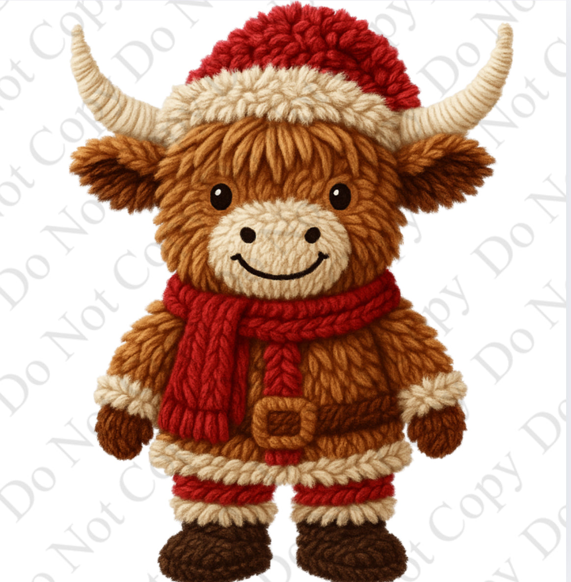 RST - Highland Cow (Wooly Style)