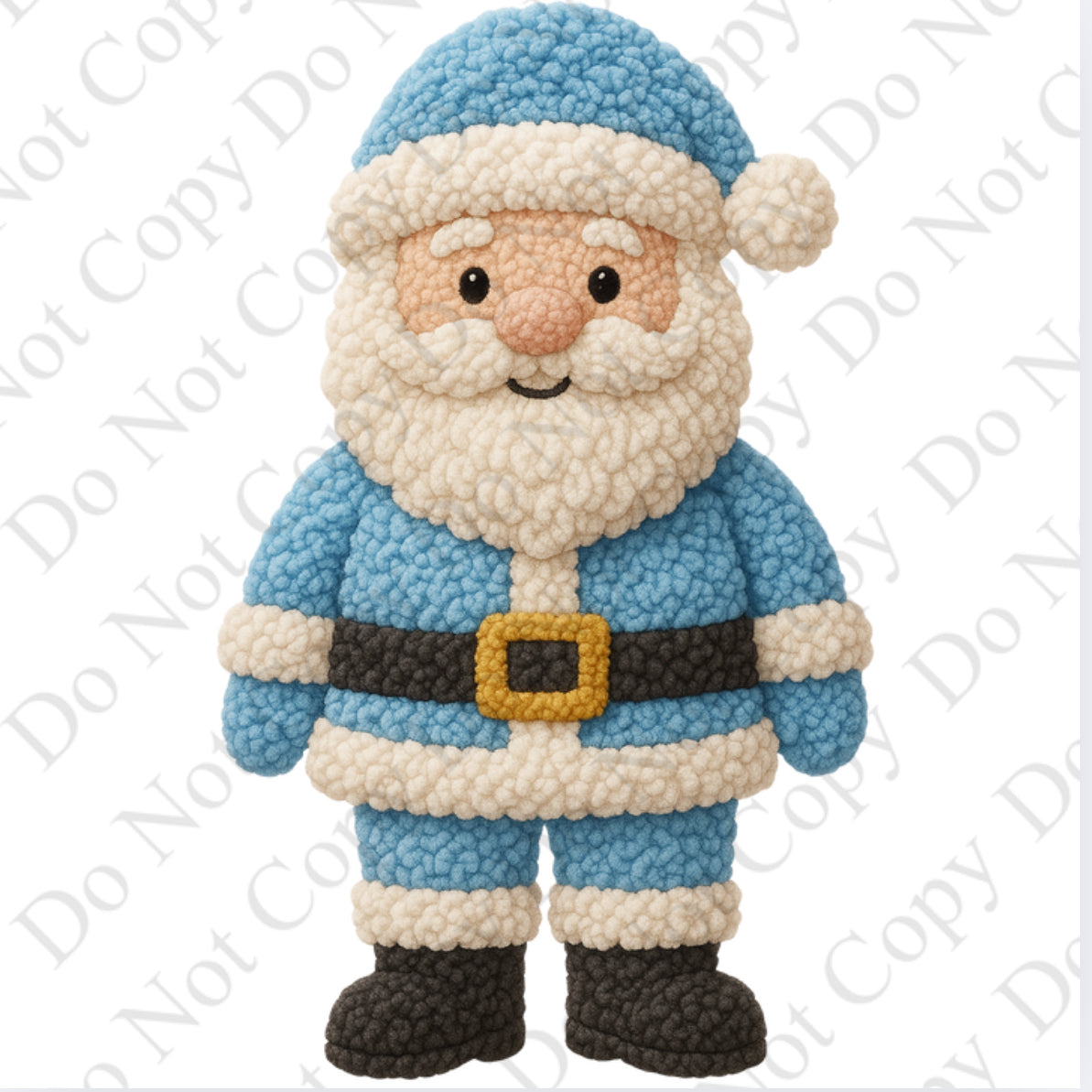 RST - Full Santa - Blue (Wooly Style)