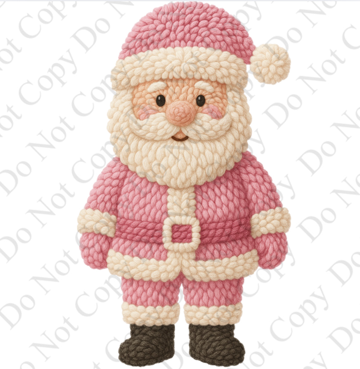 RST - Full Santa - Pink (Wooly Style)