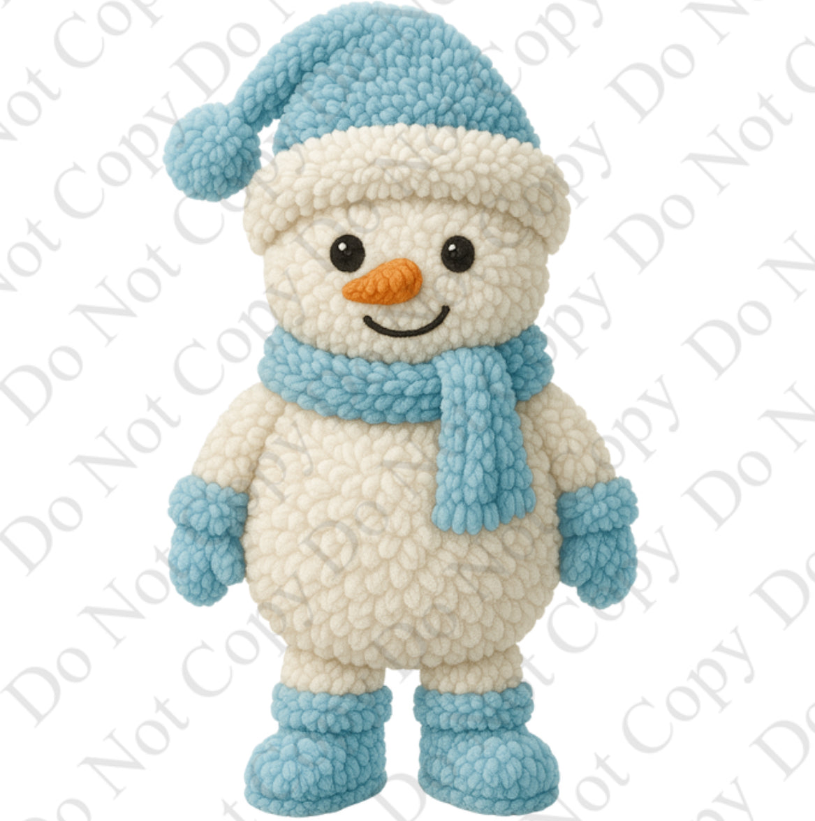 RST - Snowman - Blue (Wooly Style)