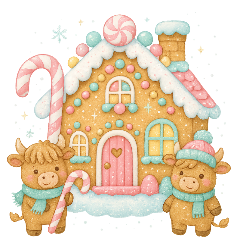 Knitted Gingerbread House