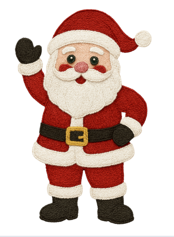 Knitted Santa