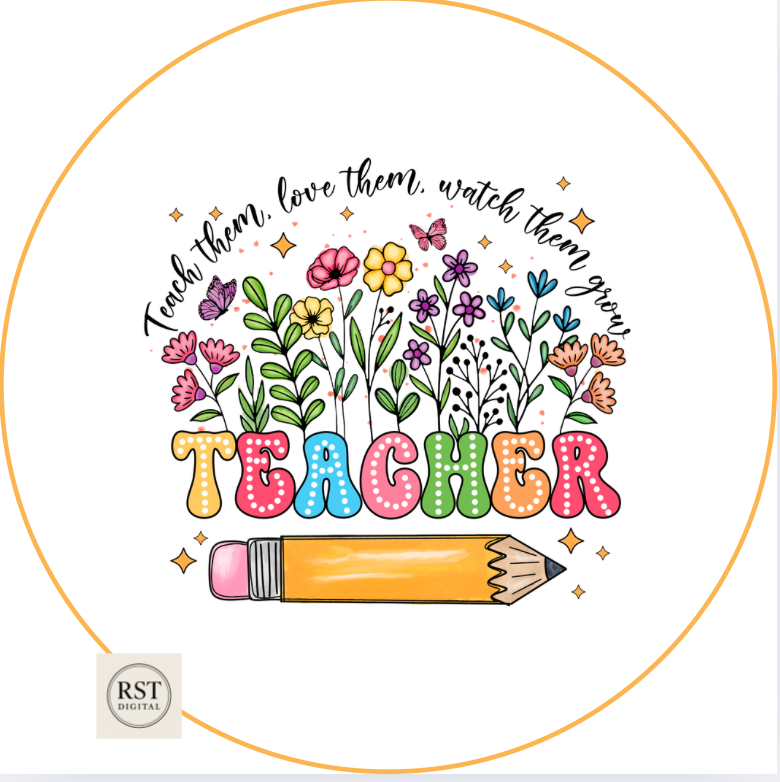 Yellow Flowers Tub Sticker (comes with Mock up no logo, and writing Options)
