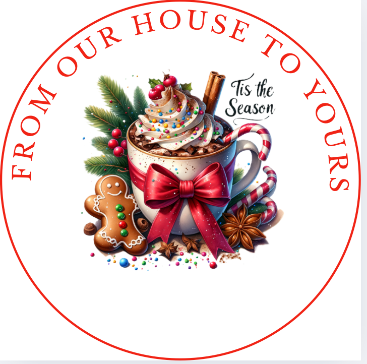 Hot Chocolate Tub Sticker (comes with Mock up no logo, and writing Options)