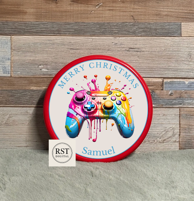 Gaming Controller Tub Sticker (comes with Mock up no logo, and writing Options)