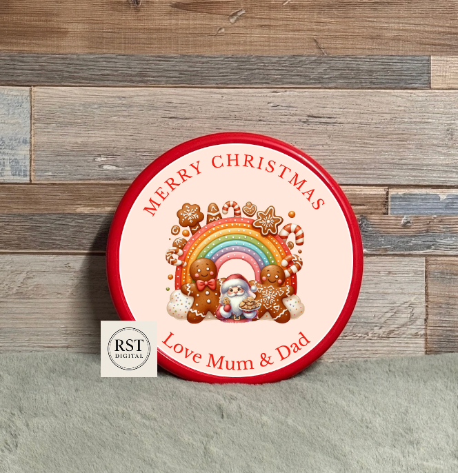 Gingerbread Tub Sticker (comes with Mock up no logo, and writing Options)