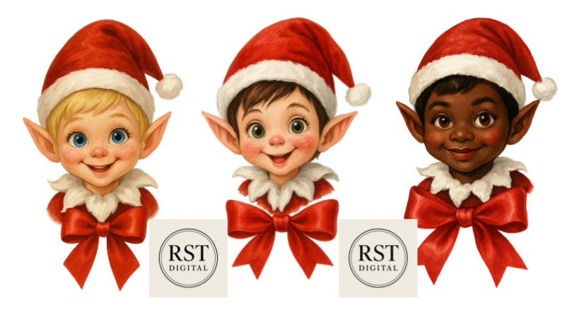 All 3 Elf Heads
