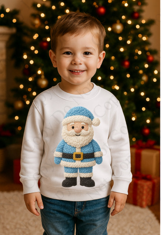 RST - Full Santa - Blue (Wooly Style)