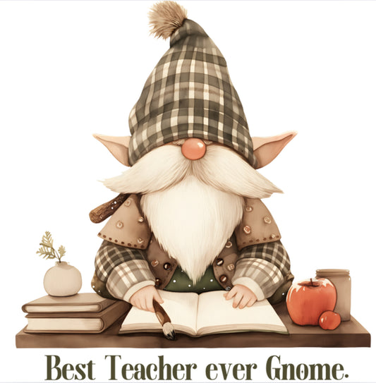 Best Teacher Ever Gnome