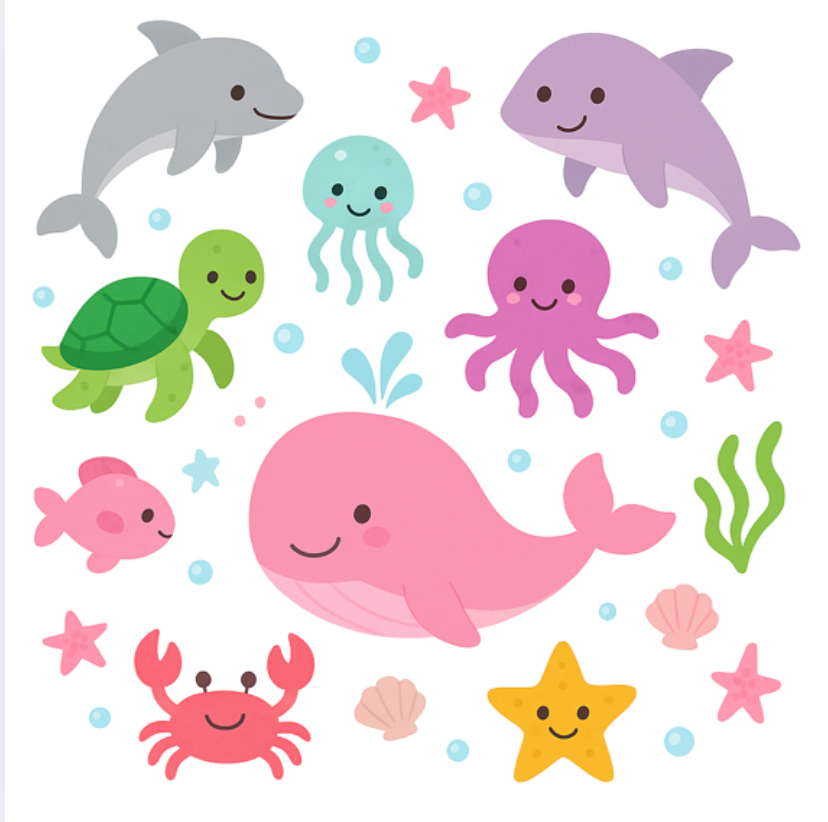 Pink Whales
