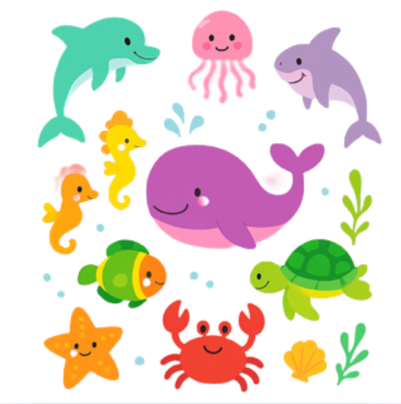 Dark Pink Whale
