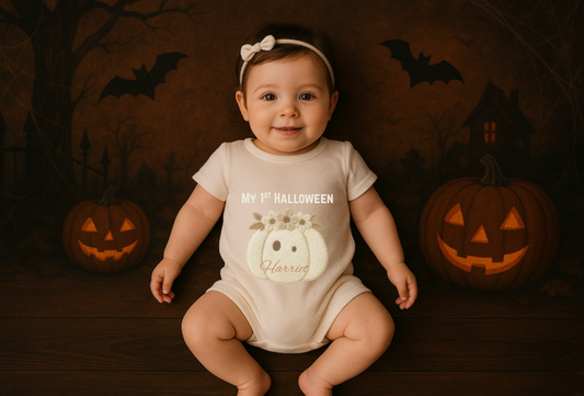 Fluffy Pumpkin with Bow