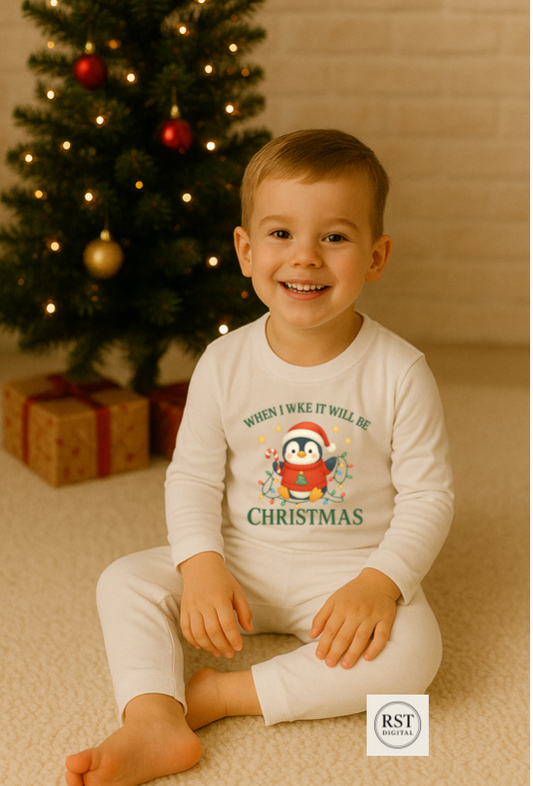 Christmas "When I Wake..." Penguin