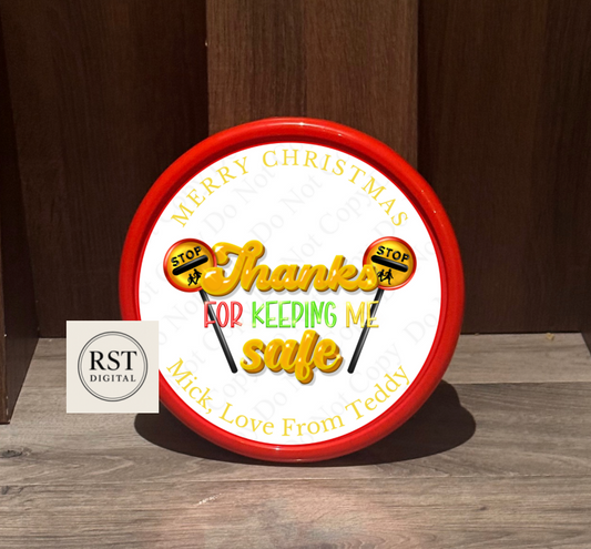Lollipop Person Tub Sticker (comes with Mock up no logo, and writing Options)