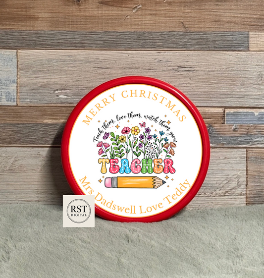 Yellow Flowers Tub Sticker (comes with Mock up no logo, and writing Options)