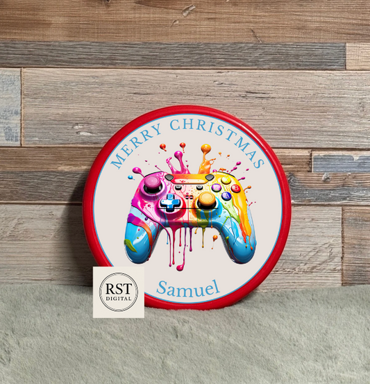 Gaming Controller Tub Sticker (comes with Mock up no logo, and writing Options)