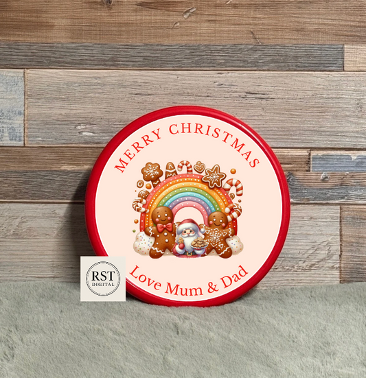 Gingerbread Tub Sticker (comes with Mock up no logo, and writing Options)